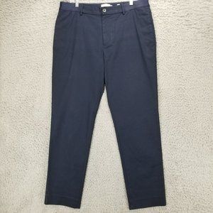 Vince Pants Womens 36 Blue Stretch High Rise Straight Leg Dress